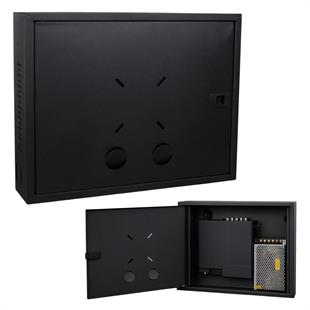 Fury 45x35x10cm Dik Tip Siyah DVR / NVR Güvenlik Kabini Pano
