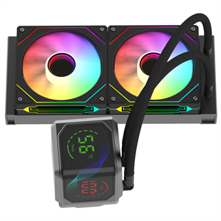 GAMEBOOSTER 240MM SIGHT PRO 240B GB-LCS-SP240B ARGB AM5-1851p Sıvı Soğutmalı İşlemci Fanı