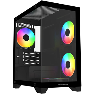 GAMEBOOSTER 600W GB-M6001B 4-Rainbow Fanlı Gaming Mid-Tower PC Kasası