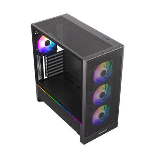 GAMEBOOSTER 750W 80+ BRONZE MYSTRAL JBST-GBJML03 4-ARGB Fanlı Gaming EATX PC Kasası