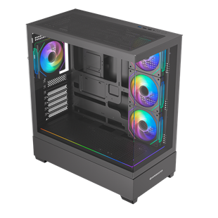 GAMEBOOSTER 750W 80+ BRONZE NYVRA PRIME JBST-GBJML01 4-ARGB Fanlı Gaming EATX PC Kasası