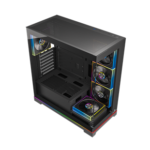 GAMEBOOSTER 850W 80+ BRONZE NYVRA SYNC JBST-GBJML07 4-ARGB Fanlı Gaming Mid-Tower PC Kasası