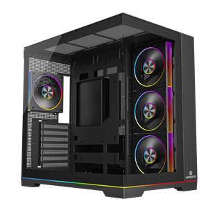 GAMEBOOSTER 850W 80+ BRONZE NYVRA SYNC JBST-GBJML08 4-ARGB Fanlı Gaming Mid-Tower PC Kasası