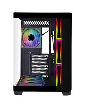 GAMEBOOSTER 850w 80+ BRONZE GB-G2852B-850W Gaming Mid-Tower PC Kasası Siyah 7-Fanlı
