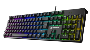 GAMEBOOSTER G24B Enigma Rainbow Aydınlatmalı Red Switch Mekanik Siyah Oyun Klavyesi