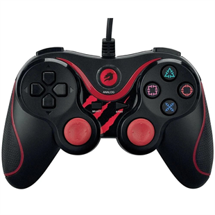 GAMEBOOSTER GB-J38 USB Kablolu Oyun Kolu, Çift Titreşim Motorlu,PC ve PS3 Uyumlu Gamepad
