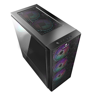 GAMEBOOSTER GB-X51 6-RGB Fanlı Gaming Mid-Tower PC Kasası