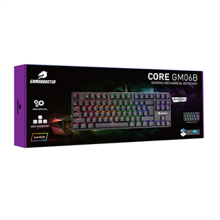 GAMEBOOSTER GM06B Plus Rainbow Aydınlatmalı 88 Tuş Mekanik Oyun Klavyesi
