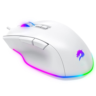GAMEBOOSTER M16 Myth Yüksek Hassasiyetli Dynamic RGB Aydınlatmalı, Makro Destekli Kablolu Profesyonel Beyaz Oyuncu Mouse
