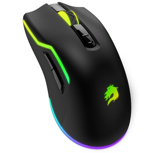GAMEBOOSTER M18 Inferno 2.4ghz Kablosuz RGB Aydınlatmalı Siyah Profesyonel Gaming Mouse