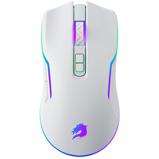 GAMEBOOSTER M18 Inferno 2.4ghz Kablosuz RGB Aydınlatmalı Beyaz Profesyonel Gaming Mouse