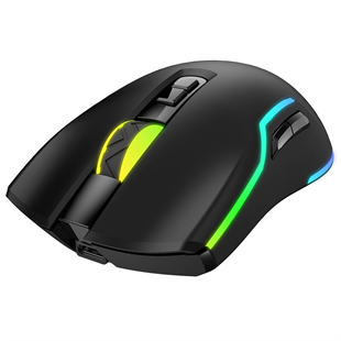 GAMEBOOSTER M18 Inferno 2.4ghz Kablosuz RGB Aydınlatmalı Siyah Profesyonel Gaming Mouse