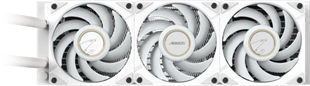 GIGABYTE 360MM LCD AORUS WATERFORCE X II 360 ICE ARGB AM5-1851p Sıvı Soğutmalı İşlemci Fanı Beyaz
