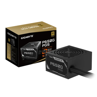 GIGABYTE 650w 80+Gold GP-P650G PG5 PCIe 5.1 Power Supply