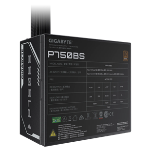 GIGABYTE 750W 80+ BRONZE GP-P750BS 12cm Fanlı APFC Power Supply