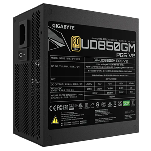 GIGABYTE 850W 80+ GOLD GP-UD850GM PG5 V2 Tam Modüler Power Supply
