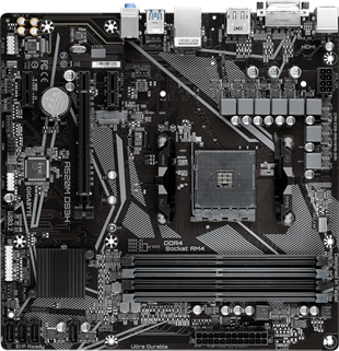 GIGABYTE A520M-DS3H V2 DDR4 M2 PCIe NVME HDMI DVI DP PCIe 16X v3.0 AM4 mATX