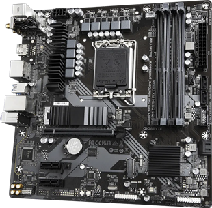 GIGABYTE B760M DS3H AX WIFI6E DDR4 HDMI TYPE-C DP PCIE 4.0 1700p mATX