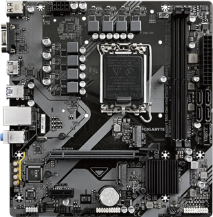 GIGABYTE B760M-H DDR5 VGA-HDMI PCIe 4.0 1700p mATX