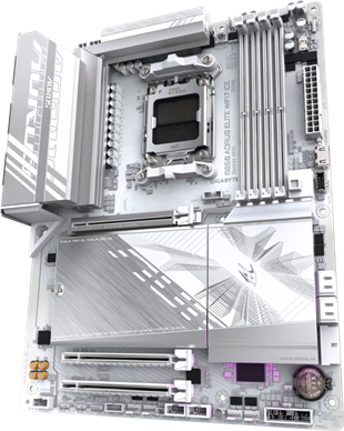 GIGABYTE B850 AORUS ELITE WIFI7 ICE DDR5 HDMI-DP TYPEC PCIE 5.0 AM5 ATX BEYAZ