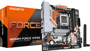 GIGABYTE B850M FORCE WIFI6E DDR5 HDMI-DP TYPEC PCIE 5.0 AM5 mATX