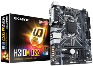 GIGABYTE H310M-DS2 DDR4 PCIe 16X v3.0 1151p v2 mATX