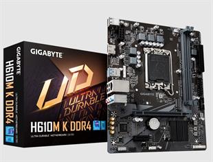 GIGABYTE H610M K H610 DDR4 (Vga Yok) GLan mATX HDMI USB3.2 M2 1700p Anakart