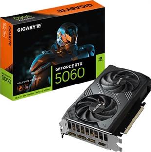 GIGABYTE RTX5060 GV-N5060WF2MAX OC-8GD 8GB Nvidia RTX5060 GDDR7 128bit HDMI 3xDP 16x Ekran Kartı