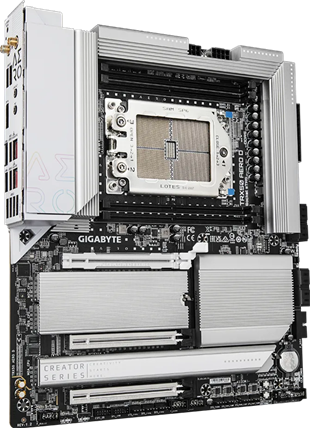 GIGABYTE TRX50 AERO DDR5 ECC RDIMM WIFI7 PCIE 5.0 sTR5 EATX