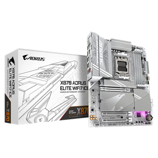 GIGABYTE X870 AORUS ELITE WIFI7 ICE DDR5 HDMI-DP TYPEC PCIE 5.0 AM5 ATX BEYAZ