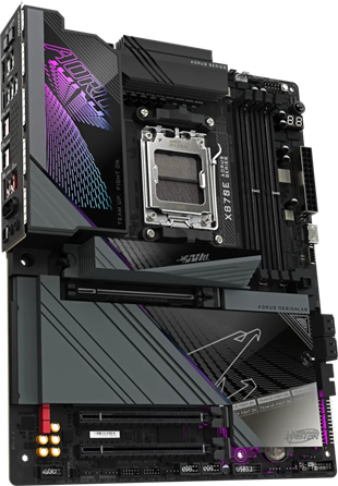 GIGABYTE X870E AORUS MASTER WIFI7 DDR5 HDMI-DP TYPEC PCIE 5.0 AM5 ATX