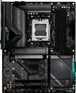 GIGABYTE X870E EAGLE WIFI7 DDR5 HDMI-DP TYPEC PCIE 5.0 AM5 ATX