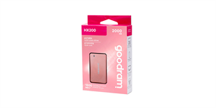GOODRAM 500GB SSDPR-HX200-500-RG USB 3.2 Harici Harddisk Pembe