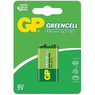 GP 1604GLF Greencell 9 Volt Pil (Tekli)