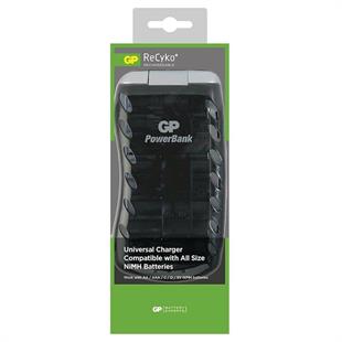 GP Universal (AA-AAA-9V-C-D Boy) Ni-Mh Pil Şarj Cihazı PB19GSMTB-2GB1