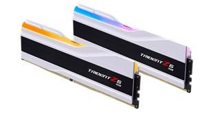 GSKILL 32GB (2X 16GB) DDR5 6000MHZ CL36 DUAL KIT RGB PC RAM TRIDENT Z5 F5-6000J3636F16GX2-TZ5RW BEYAZ