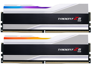 GSKILL 64GB (2X 32GB) DDR5 6000MHZ CL30 RGB DUAL KIT PC RAM / TRIDENT Z5 RGB SILVER F5-6000J3040G32GX2-TZ5RS
