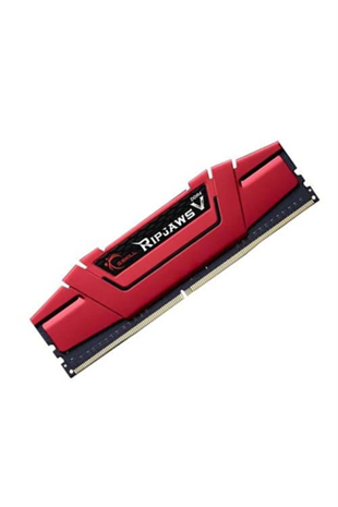 GSKILL 8GB DDR4 3000MHZ CL16 PC RAM / RipjawsV F4-3000C16S-8GVRB Kırmızı