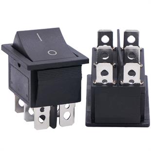 Geniş Işıksız 6P (On/Off) Açma Kapama Anahtarı IC-109A