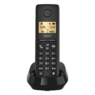 Gigaset Pure 100 Siyah DECT Telsiz Telefon - 14 Saat Konuşma 50 Kişilik Rehber Kapasitesi