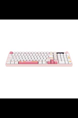 HAWK GAMING HK258WP KABLOSUZ BEYAZ PEMBE KLAVYE