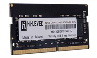HI-LEVEL HLV-SOPC25600D4/16G 16GB (Tek Parça) DDR4 3200Mhz Notebook Bellek