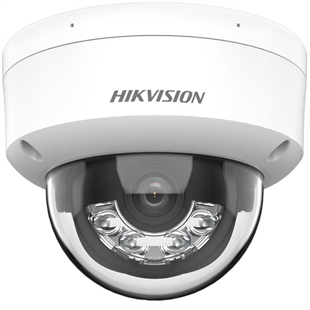 HIKVISION 4MP Dome 2.8mm IP Kamera Akıllı Hibrit Işıklı Sesli DS-2CD3141G2-LIUF