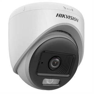 HIKVISION 5MP Dome 2.8mm ColorVu Analog Kamera Akıllı Hibrit Işıklı DS-2CE70KF0T-LPFS