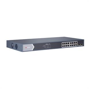 HIKVISION DS-3E0518P-E/M 16 PORT GIGABIT 16 PORT POE 125W YONETILEMEZ SWITCH