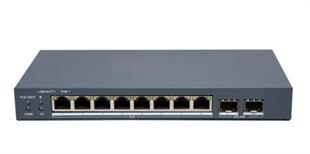 HIKVISION DS-3E1510P-EI/M-8P2F 8+2 10/100/1000 8 port poe 80W 2 SFP Yönetilebilir Metal Kasa
