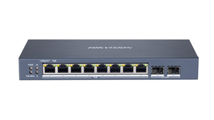 HIKVISION DS-3E1510P-SI 10 Port Gbit 8 Port PoE+ 120W 2xSFP Uplink Yönetilebilir Smart Switch