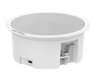 HIKVISION DS-QAZ1203G1-BE IP Tavan Tipi Hoparlör 3W - PoE - Bluetooth - 97dB - 179mm - Beyaz
