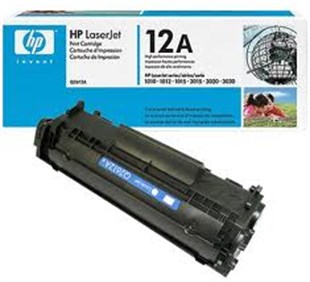 HP 12A Siyah Orijinal LaserJet Toner Kartuşu (2.000 Sayfa) - Q2612A