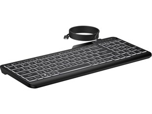 HP 405 7N7C1AA Işıklı Kablolu Kurumsal Klavye (Backlit Wired Keyboard)
